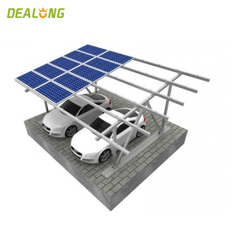 Cấu trúc nhà để xe gắn bảng điều khiển năng lượng mặt trời đơn
