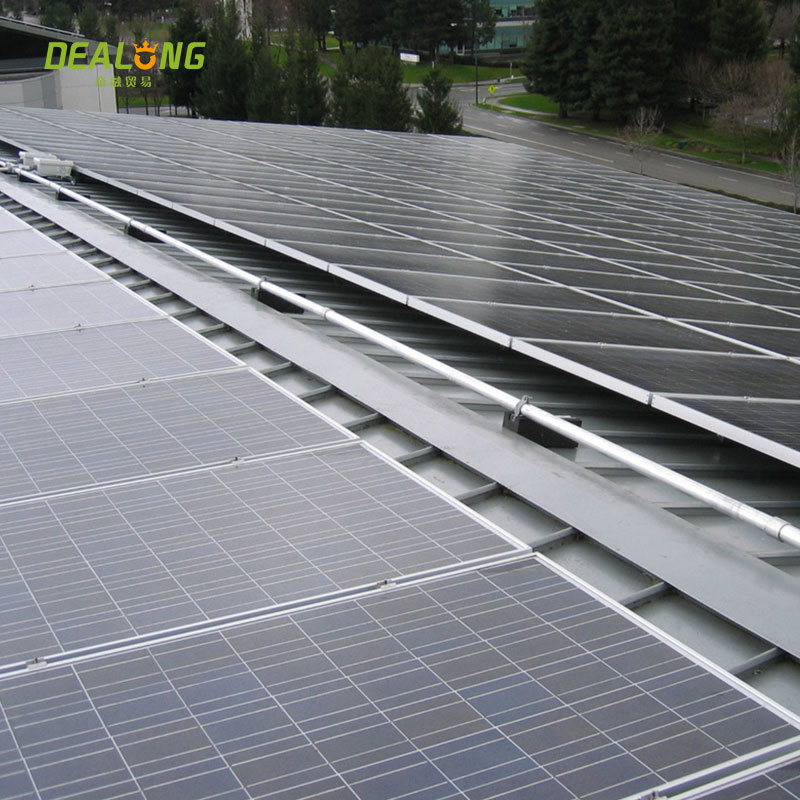 Mái che bảng điều khiển năng lượng mặt trời cho mái kim loại thiếc