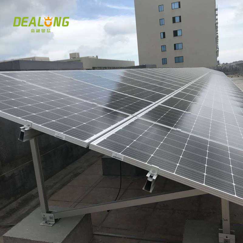 Bảng điều khiển năng lượng mặt trời gắn trên mái nhà cho giải pháp nghiêng chấn lưu
