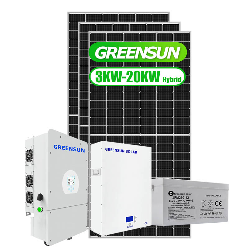 Phân chia giai đoạn 120v / 240v Năng lượng gia đình Hệ thống năng lượng mặt trời lưu trữ 5kw 10kw để bán
