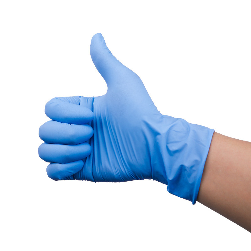 
      Găng tay Nitrile xanh không bột
     </font></font>