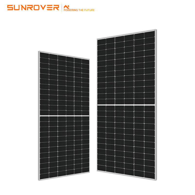 Bảng điều khiển bộ kit năng lượng mặt trời một mặt hiệu suất cao 590W 595W 600W 605W 610W
