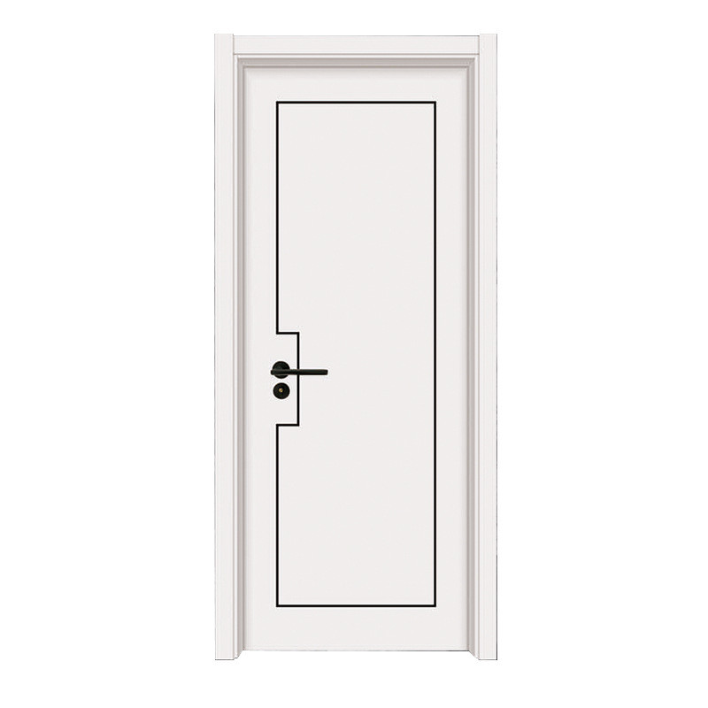 Thiết kế cửa phòng ngủ màu trắng chất lượng cao Màu sắc tự nhiên Cửa gỗ nội thất Cửa gỗ đặc
