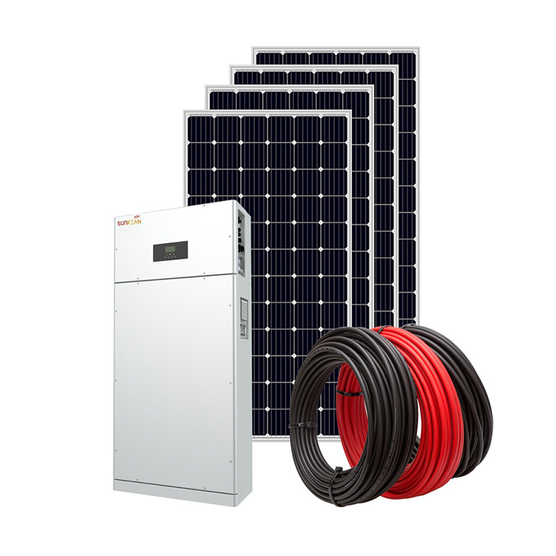 3kw-5kw Một pha tắt lưới pin lithium bảng điều khiển năng lượng mặt trời bộ hệ thống năng lượng
