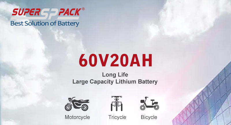 Pin 60V20AhLithium cho xe đạp ba bánh xe máy