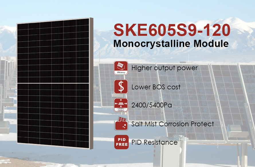 Mô-đun PV công suất cao 210mm 605W