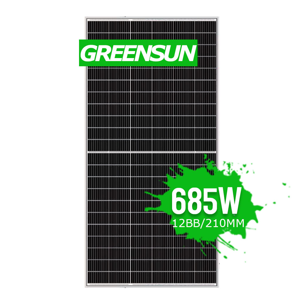 Tấm pin mặt trời lớn Mono 650W 660W 680W 685W Half Cut 132Cells Đơn tinh thể PV
