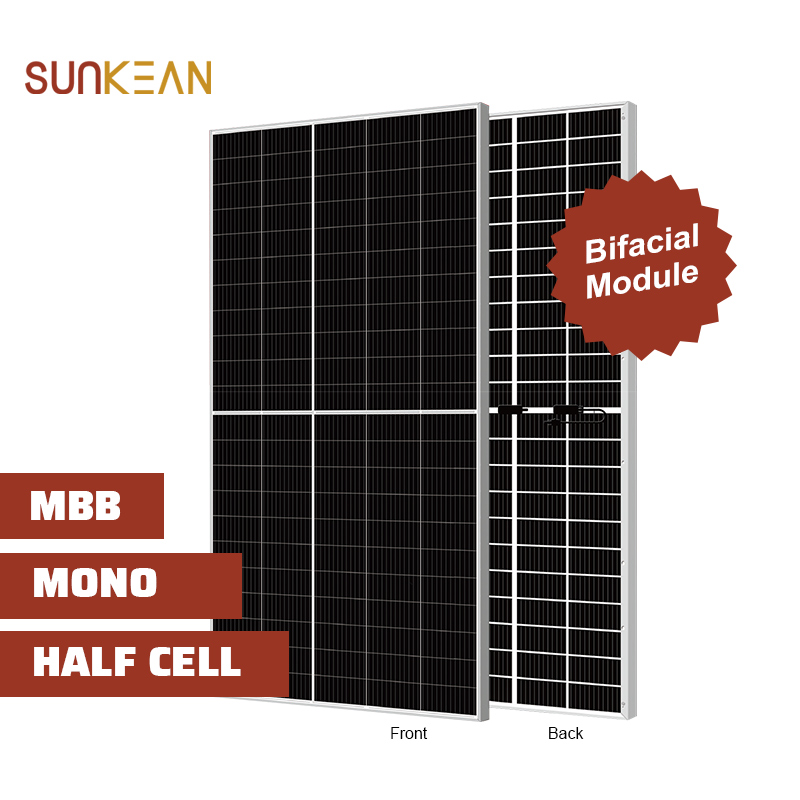 Kích thước ô 210mm 555W 110Cells Mono hai mặt bảng điều khiển năng lượng mặt trời