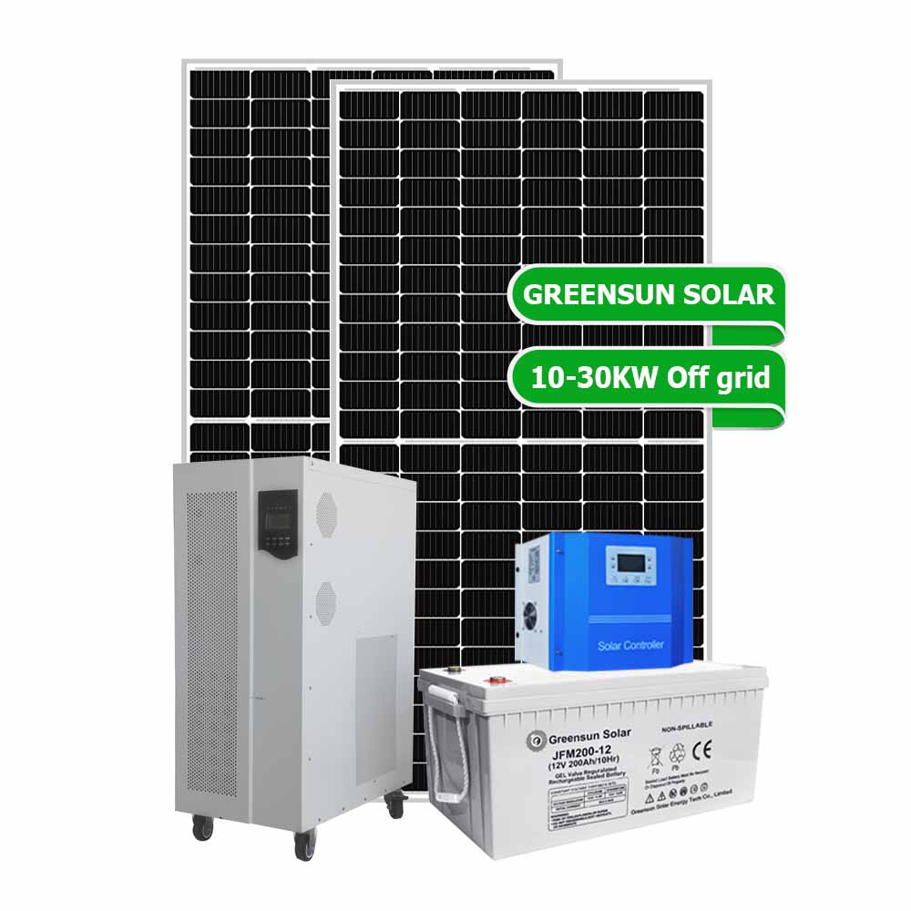 Tắt nguồn tại nhà Hệ thống năng lượng mặt trời lưu trữ năng lượng mặt trời 12KW 15KW 20KW 30KW có pin
