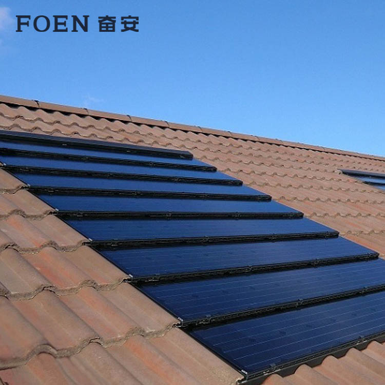 Cấu trúc lắp đặt năng lượng mặt trời trên mái ngói
