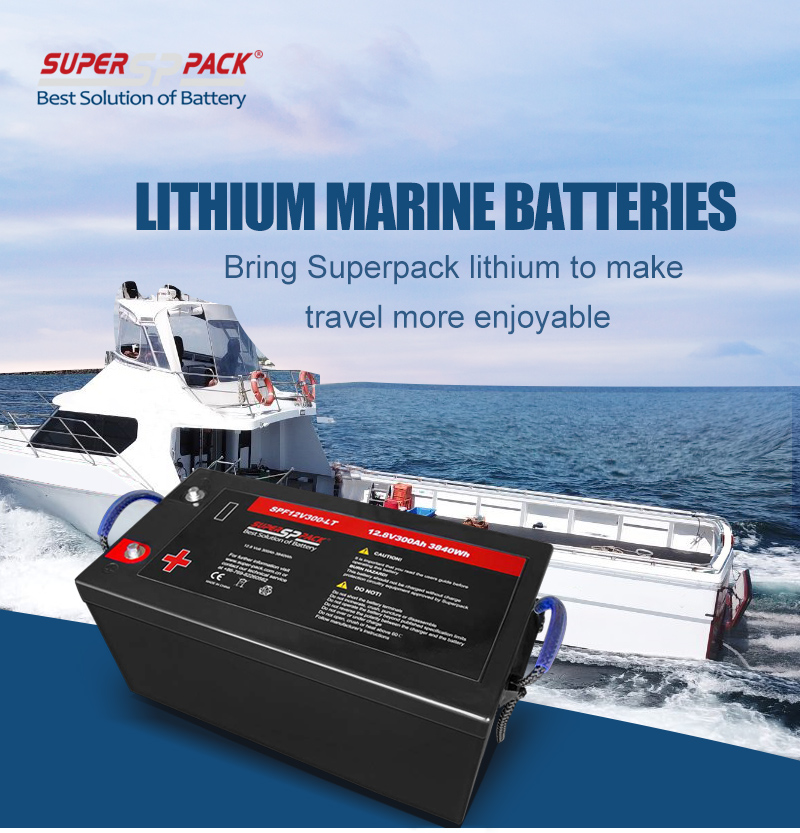 Superpack 12v200Ah pin lithium LiFePO4 chu kỳ sâu cho tàu