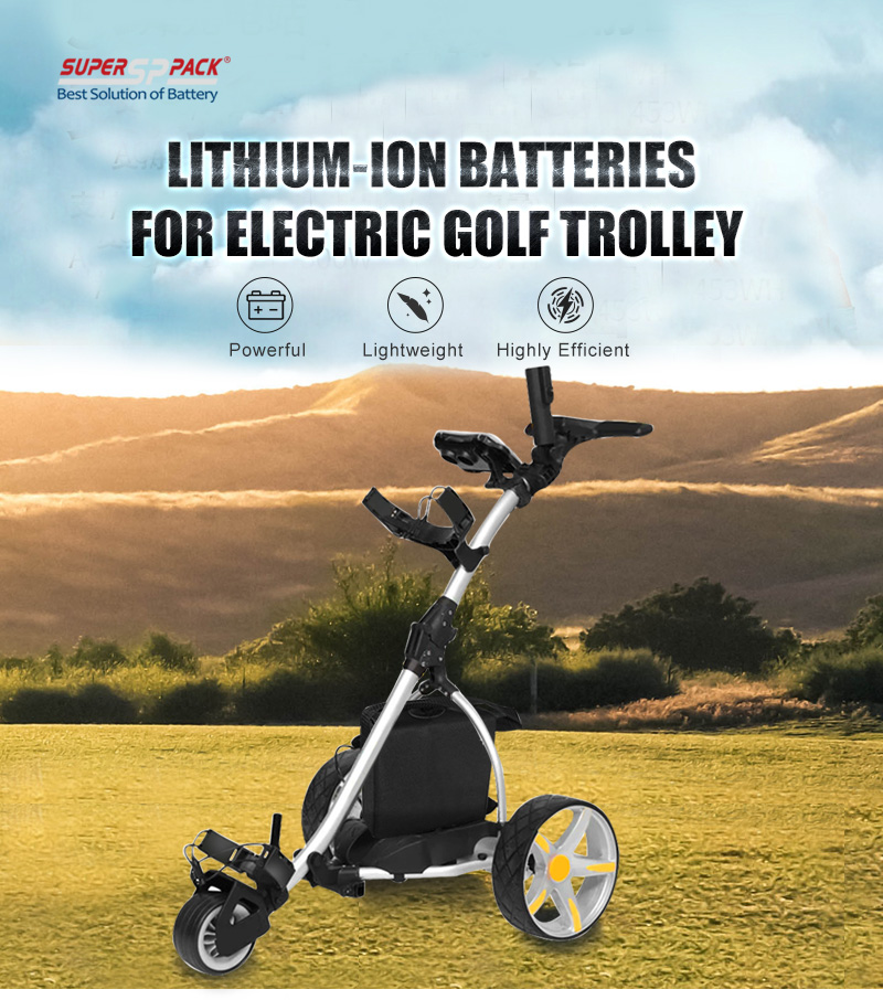 Pin Lithium-ion 12V cho xe đẩy chơi gôn điện