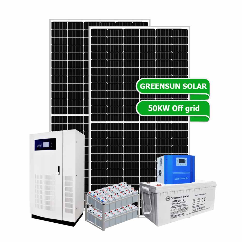 Hệ thống năng lượng mặt trời tắt lưới 40KW 50KW 60KW 70KW 80KW Bộ lưu trữ năng lượng pin Hệ thống năng lượng mặt trời với pin Lithium
