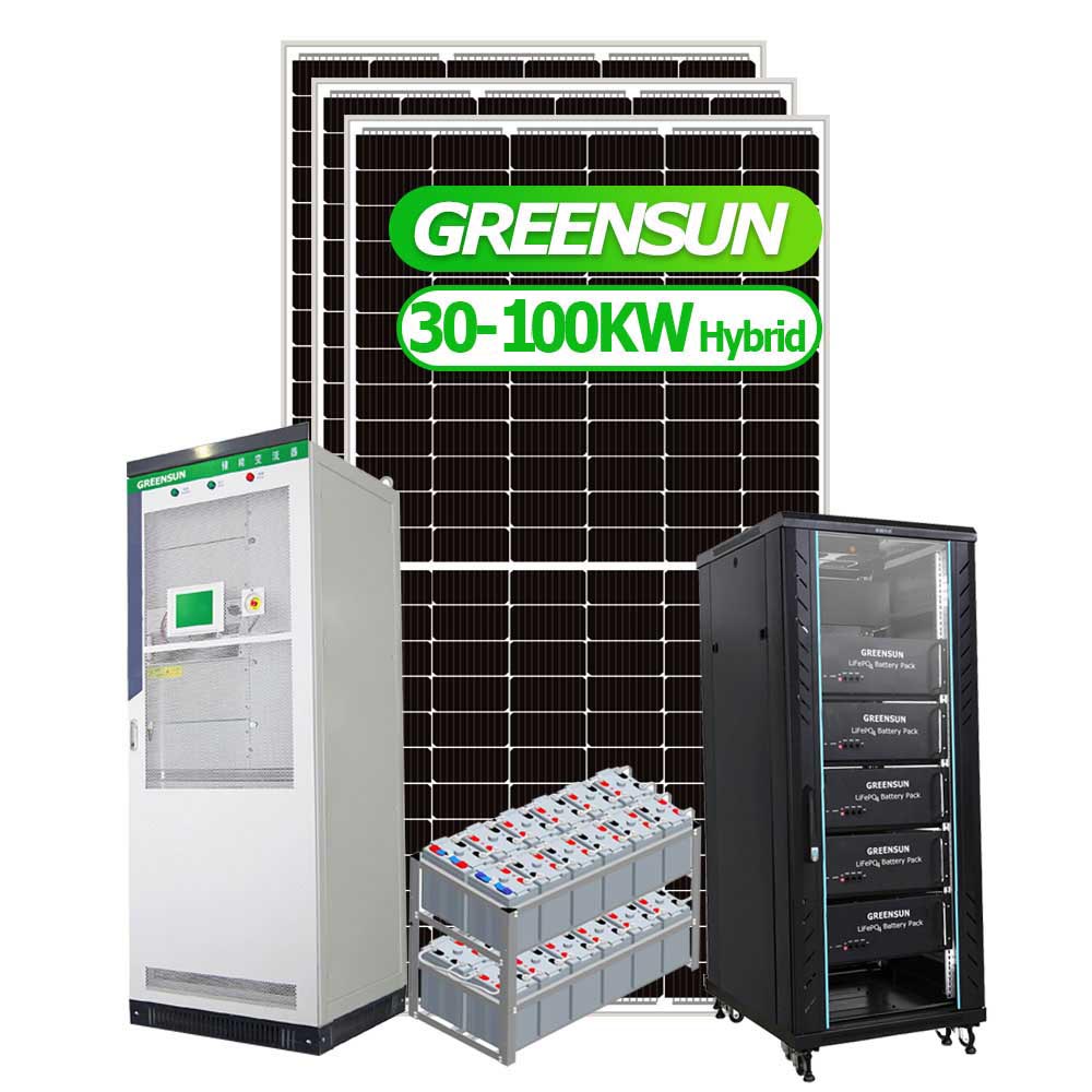 Hệ thống năng lượng mặt trời lưu trữ năng lượng độc lập Nhà máy điện 50kw 100kw 150kw
