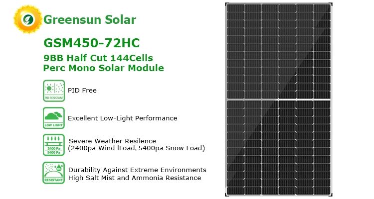 bảng điều khiển năng lượng mặt trời 450w