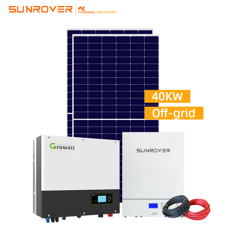 Hệ thống năng lượng mặt trời nối lưới tất cả trong một 40KW tùy chỉnh
