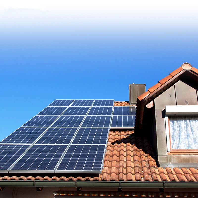Hệ thống năng lượng mặt trời gắn lưới hai pha 5kw tại nhà có giám sát

