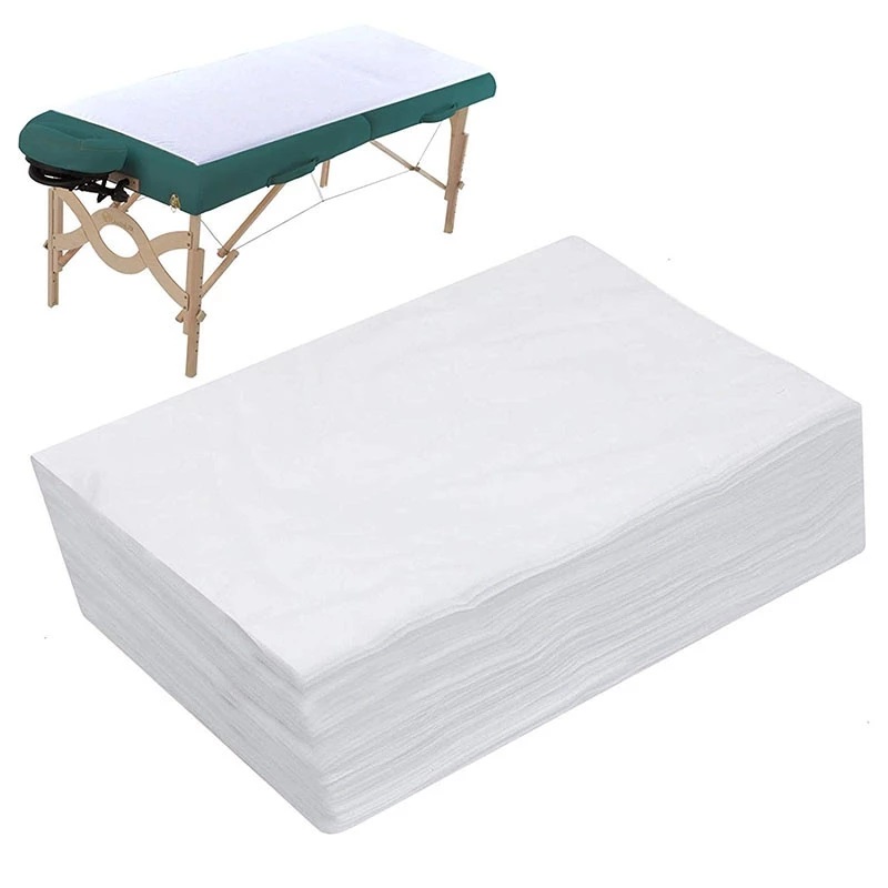 Tấm trải giường spa dùng một lần Tấm trải giường không thấm nước Vải không dệt 180 x 80 CM
