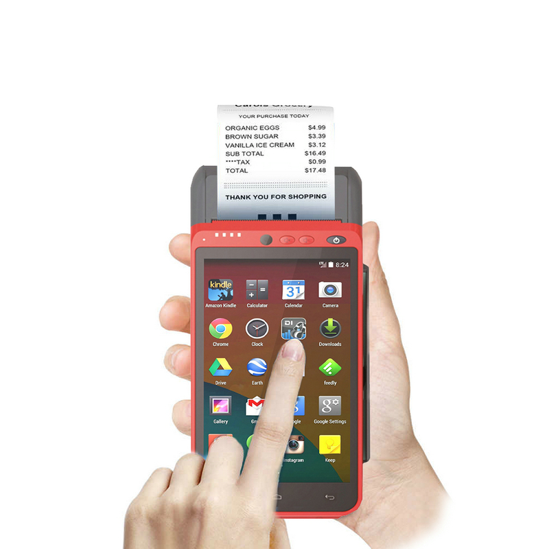 Máy thẻ Paytm thông minh cầm tay Thiết bị đầu cuối thanh toán Pos Android
