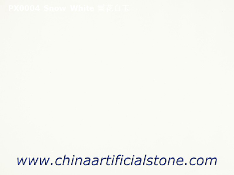 Tấm và gạch lát bằng đá cẩm thạch nhân tạo màu trắng tinh khiết
