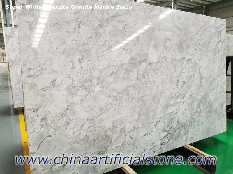 Tấm đá cẩm thạch Dolomite đá granit Quartzite siêu trắng
