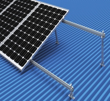 Hệ thống lắp đặt năng lượng mặt trời trên mái nhà tấm kim loại II
