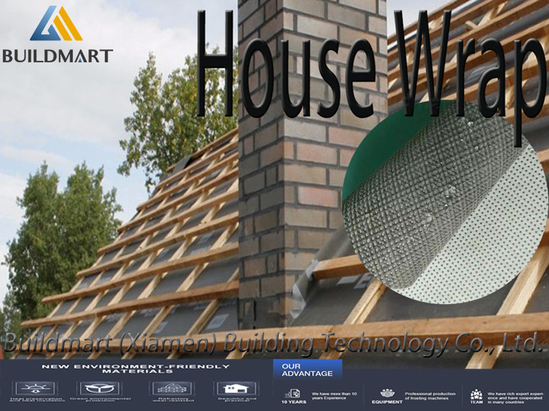 Bọc nhà chống thấm chống thấm nước bền thoáng khí cho tòa nhà
