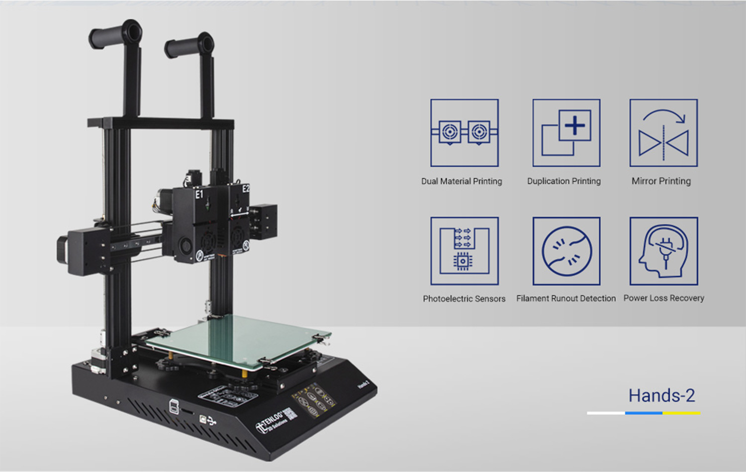 TENLOG Hands 2 Chức năng Máy in 3D DMP