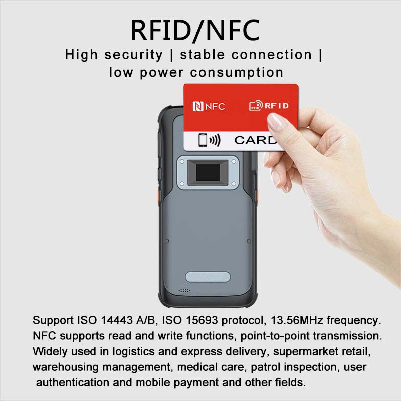 Chụp ngón tay cái RFID Android