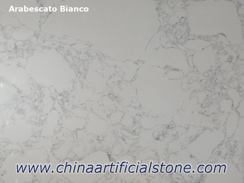 Tấm đá cẩm thạch văn hóa trắng Arabescato