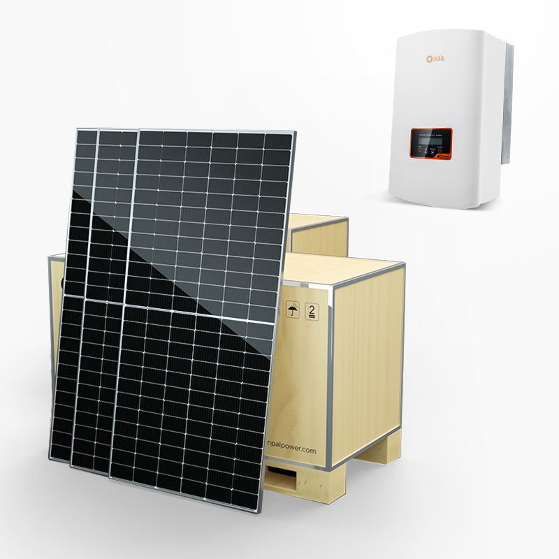 Hệ thống năng lượng mặt trời trên lưới để sử dụng trong gia đình và nhà máy
