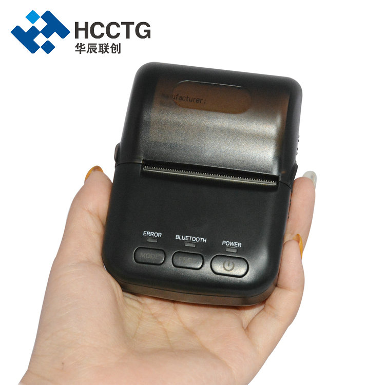Máy in nhiệt mã vạch 2D di động Mini Bluetooth 58mm HCC-T12
