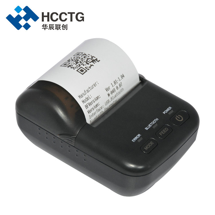 Máy in nhiệt mã vạch di động USB Bluetooth 58mm HCC-T12
