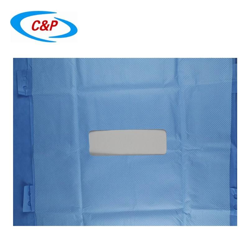 CE ISO13485 đã được phê duyệt Tấm lót bụng nội soi không dệt dùng một lần có túi
