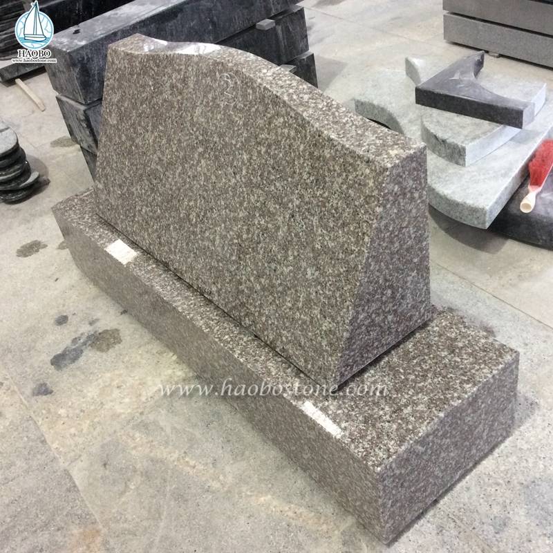 Nhà máy bán buôn Granite Thiết kế đơn giản Tượng đài nghiêng

