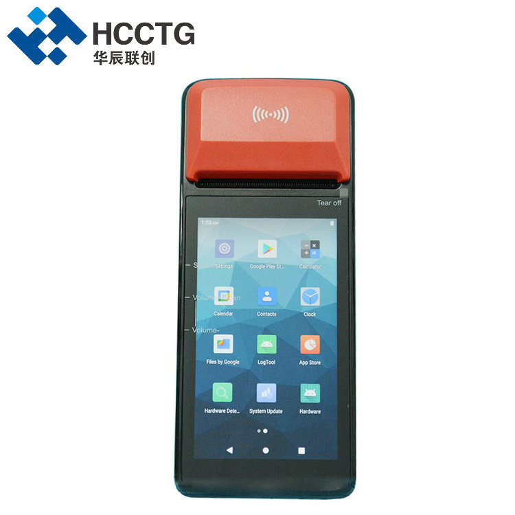 Thẻ Mifare NFC ISO14443 Thiết bị đầu cuối POS thông minh Android 11 với máy in nhiệt R330P
