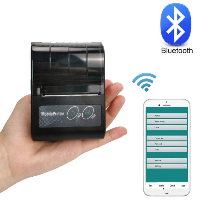 Máy in nhiệt bluetooth 58mm