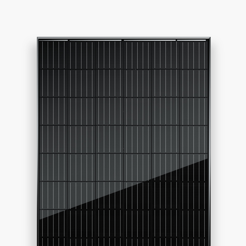 Tấm nền đen 315-330W Mô-đun năng lượng mặt trời một mặt có khung tế bào quang điện
