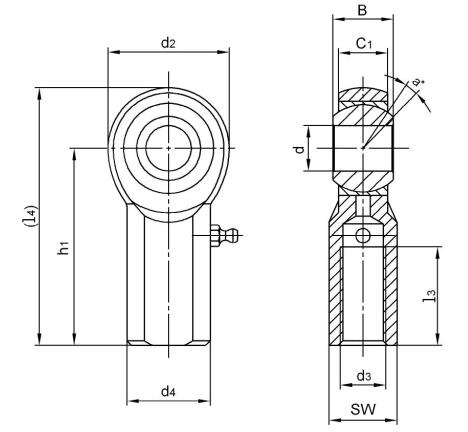 Thanh thép Chromoly kết thúc JFX4T