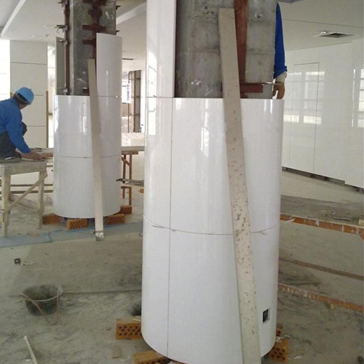Vật liệu thủy tinh nano thiết kế vòm cho gạch ốp cột Nhà cung cấp Trung Quốc
