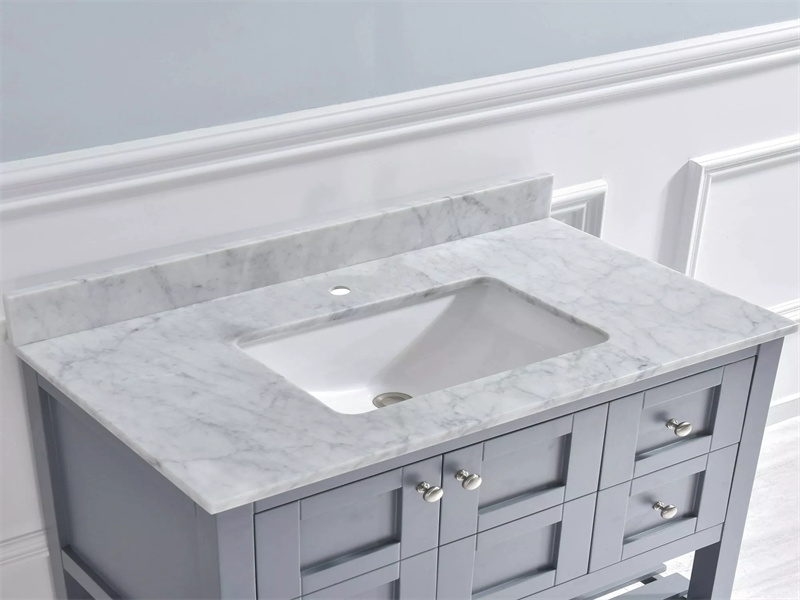 Nhà cung cấp Vanity Tops phòng tắm bằng đá cẩm thạch Carrara
