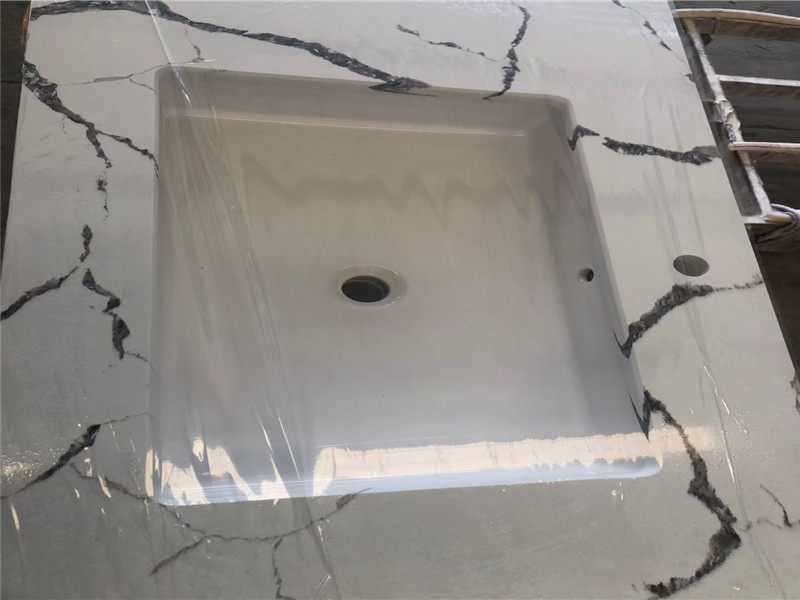 Phòng tắm màu trắng Bắc Cực Vanity Top