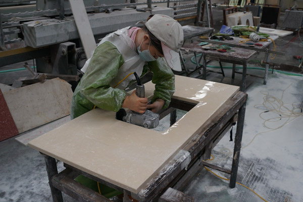 Chế tạo hàng đầu bằng đá cẩm thạch Trung Quốc