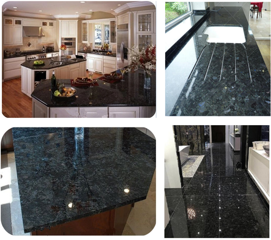 Mặt bàn đá Granite xanh Volga