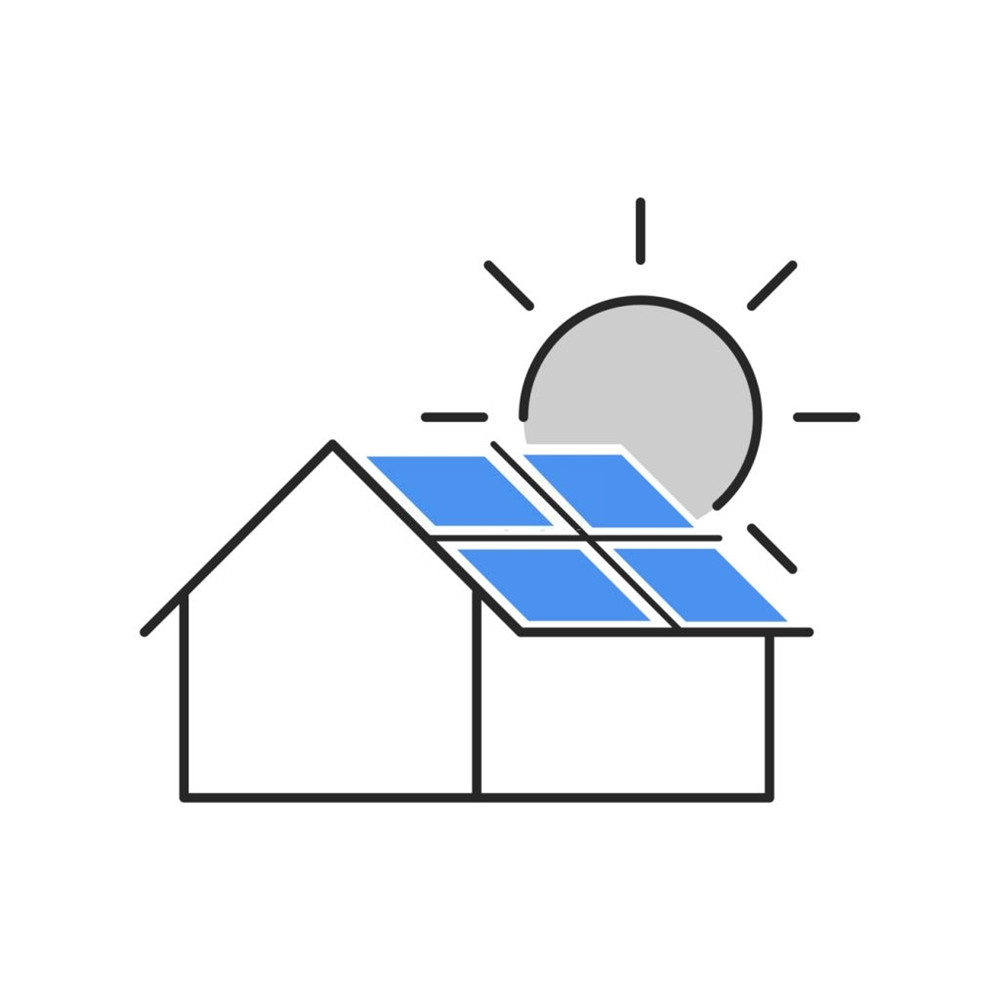 Bộ hệ thống năng lượng mặt trời nối lưới 24V 3KW để sử dụng trong khu dân cư
