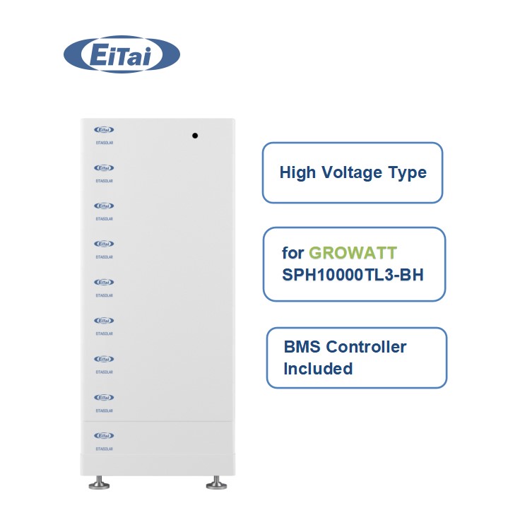 EITAI Pin điện áp cao 96v 400v Chu kỳ sâu Thương mại 10Kwh 15Kwh 30Kwh Pin Lithium năng lượng mặt trời
