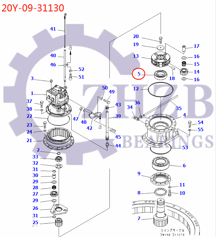 BỘ PHẬN KOMATSU