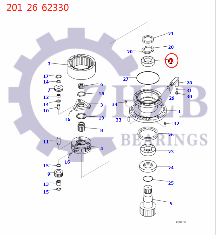 BỘ PHẬN Komatsu