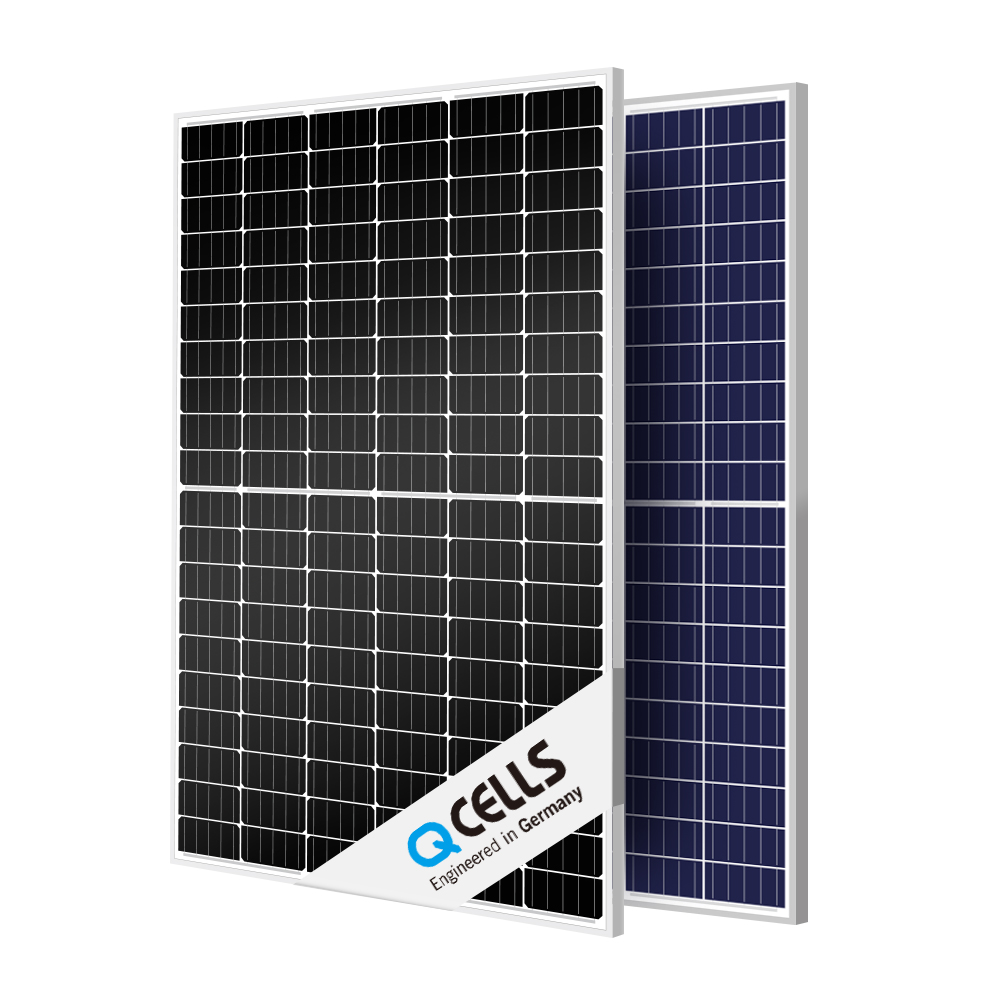 Bảng điều khiển năng lượng mặt trời quang điện Q CELLS 470W 480W 485W Hai mặt 156 Cell Hanwha Q.Peak Duo XL G10 Mô-đun PV
