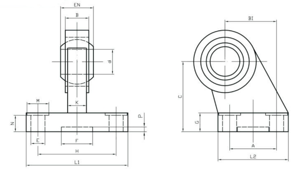 Mặt bích xoay MP8-40